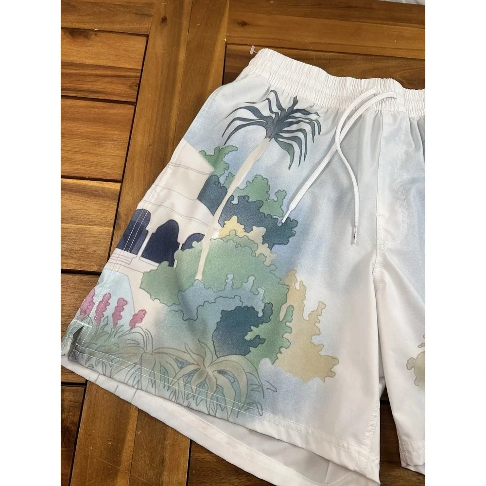 Vans Primary Resorty Elastic Boardshorts Men's L Swim Trunks Tropical NWOT